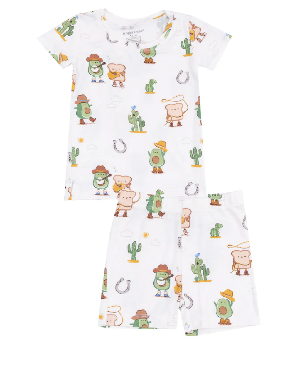 Avocado Toast Western Loungewear Short Set Cover