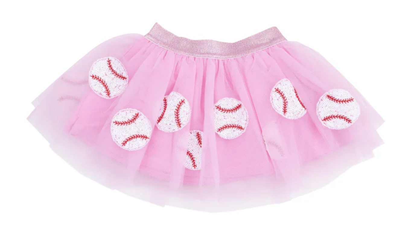Tomfoolery Toys | Pink Baseball Tutu Skirt