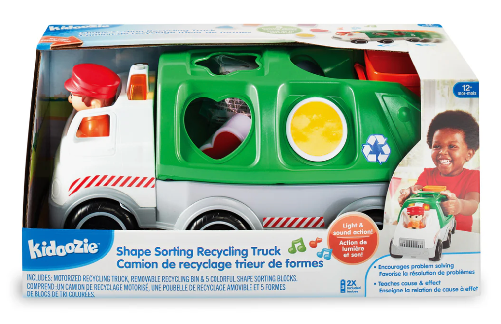 Shape Sorting Recycling Truck Cover