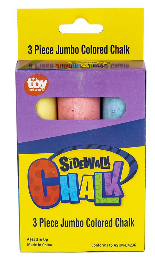 Tomfoolery Toys | Jumbo Sidewalk Chalk