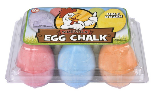 Tomfoolery Toys | Egg Sidewalk Chalk