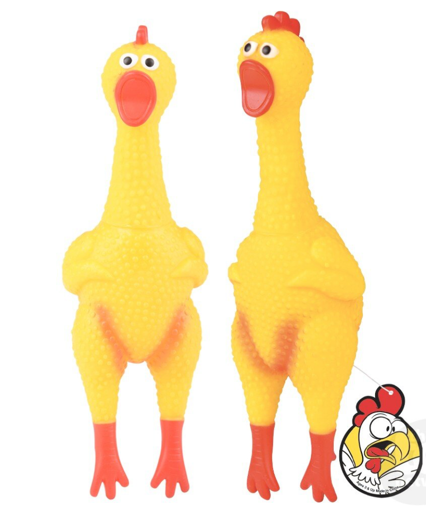 Tomfoolery Toys | Big Rubber Chicken 8