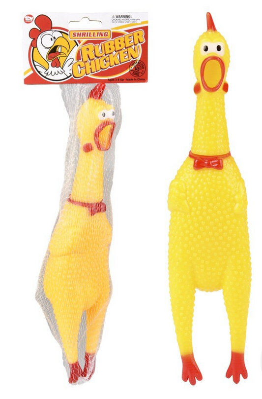 Tomfoolery Toys | Big Rubber Chicken 12