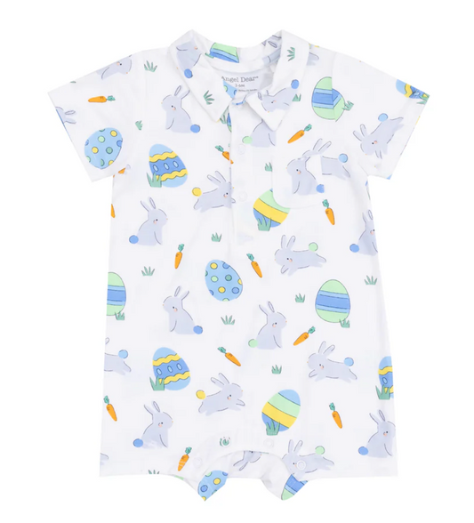 Tomfoolery Toys | Easter Bunnies Blue Polo Shortie