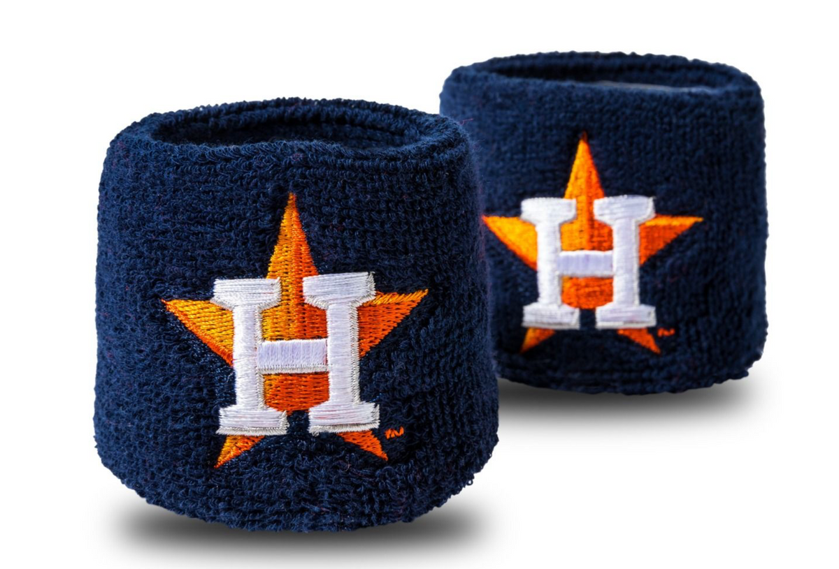 Astros Embroidered Wristband Cover