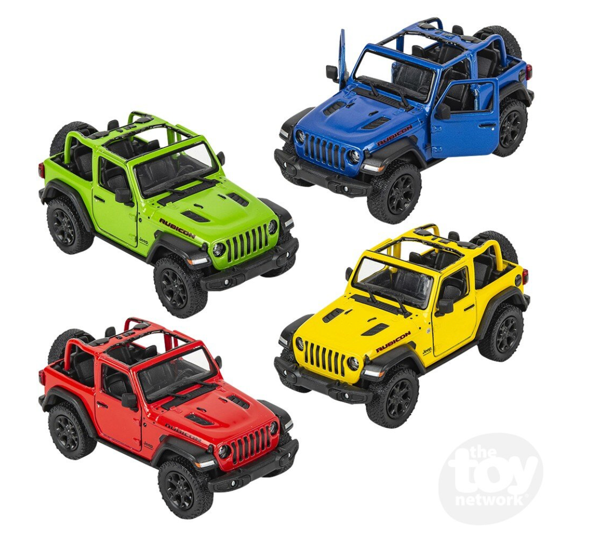Tomfoolery Toys | Die-Cast 2018 Open Top Jeep Wrangler