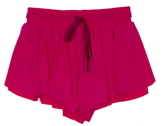 Tomfoolery Toys | Magenta Butterfly Flowy Shorts