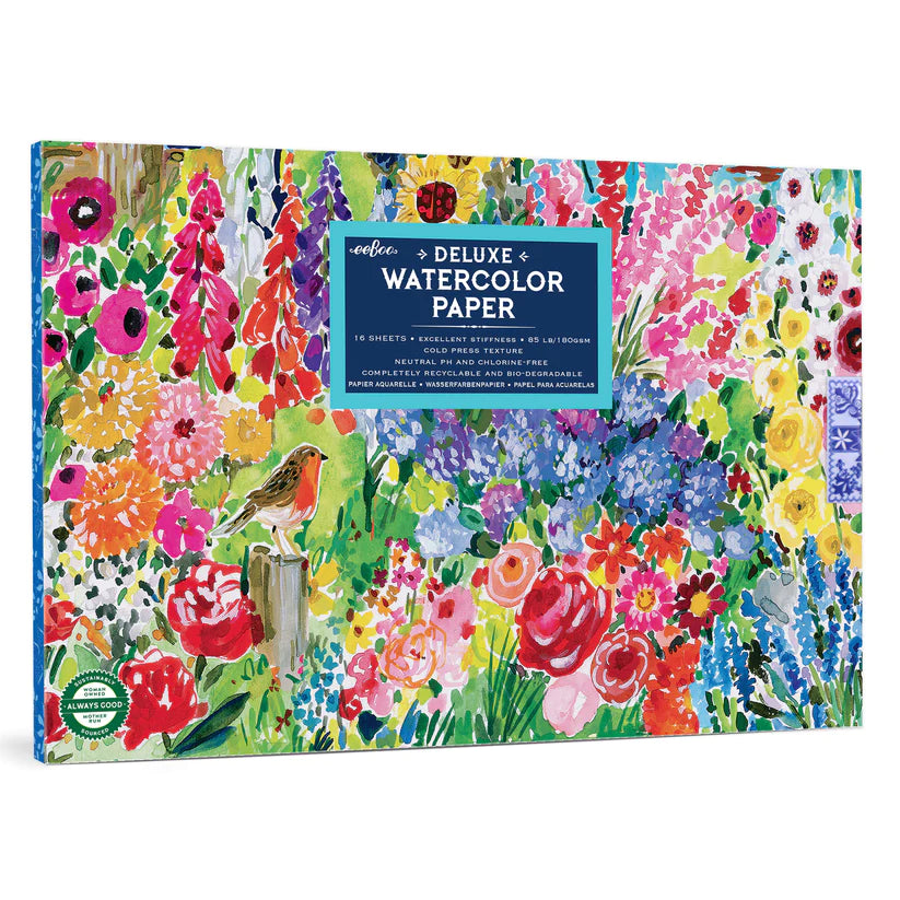 Seaside Garden Watercolor Pad Cover