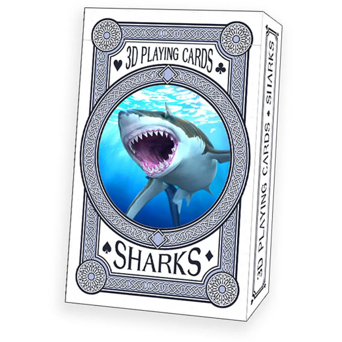 3D Shark Playing Cards Cover