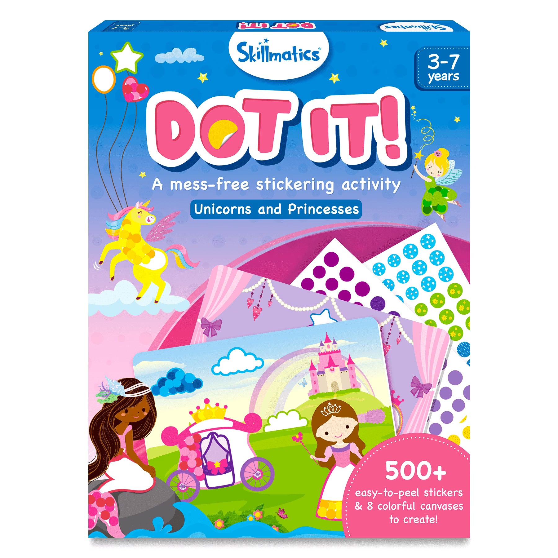 Tomfoolery Toys | Dot It with Magnets: Unicorns & Princesses