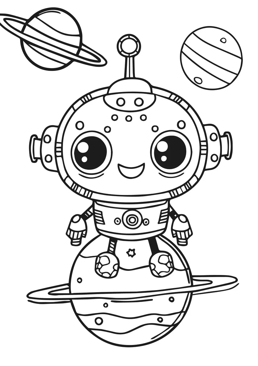 Space Race XXL Coloring Book Cover