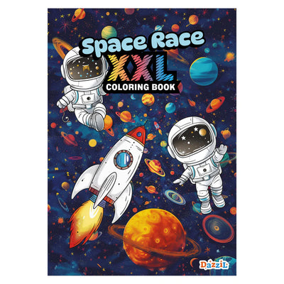 Space Race XXL Coloring Book Preview #1