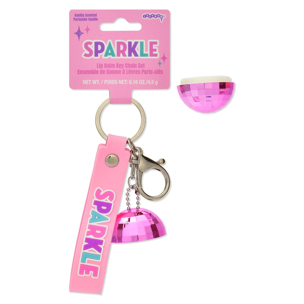 Sparkle Lip Balm Key Chain Set Cover