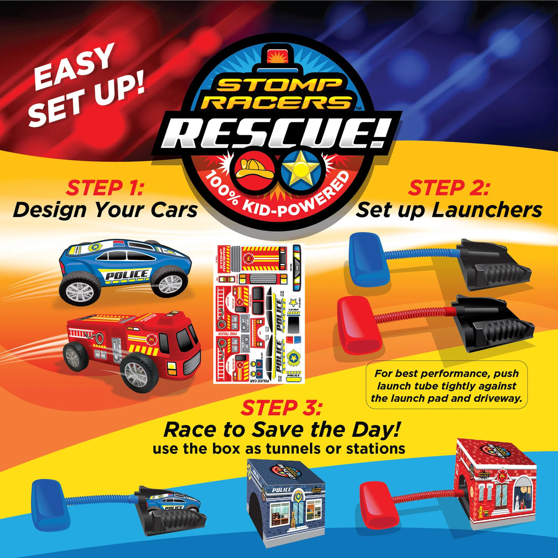 Stomp Rocket Rescue Racers Preview #3