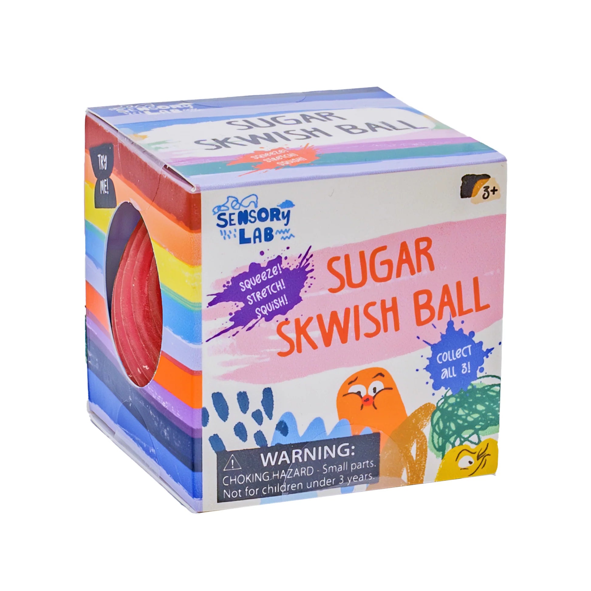 Tomfoolery Toys | Sensory Lab Sugar Skwish Ball