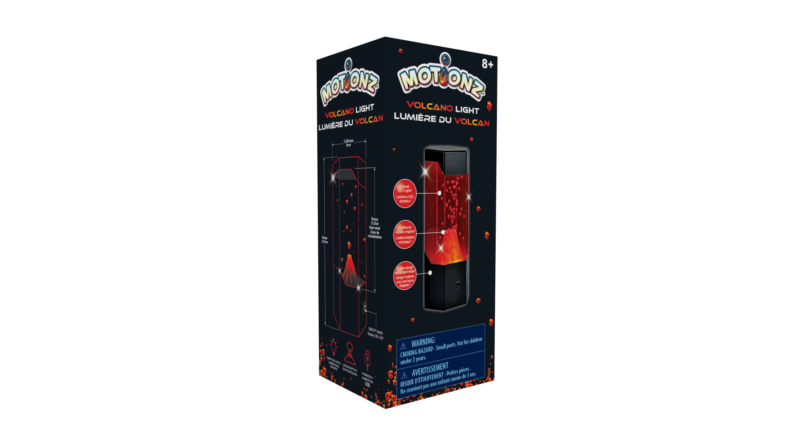 Tomfoolery Toys | LED Volcano Lamp