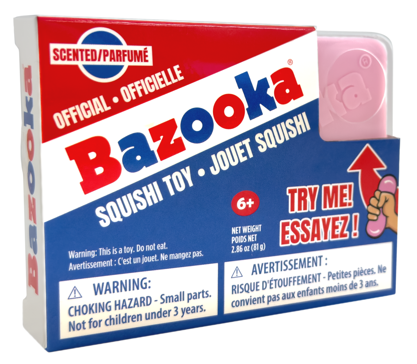 Tomfoolery Toys | Bazooka Joe Gum Scented Squishi