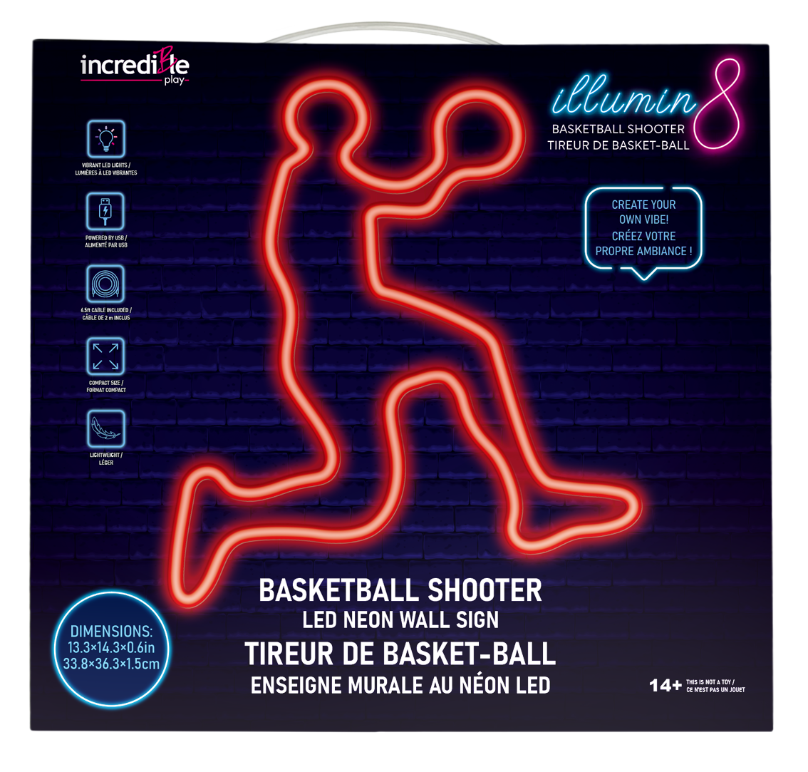 Tomfoolery Toys | Basketball Shooter Neon Sign