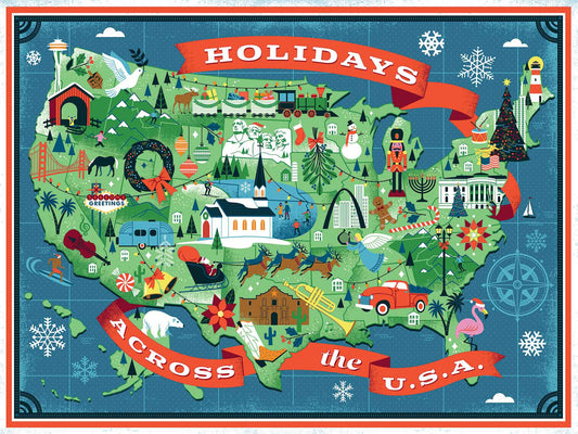 Tomfoolery Toys | Holidays Across America Puzzle