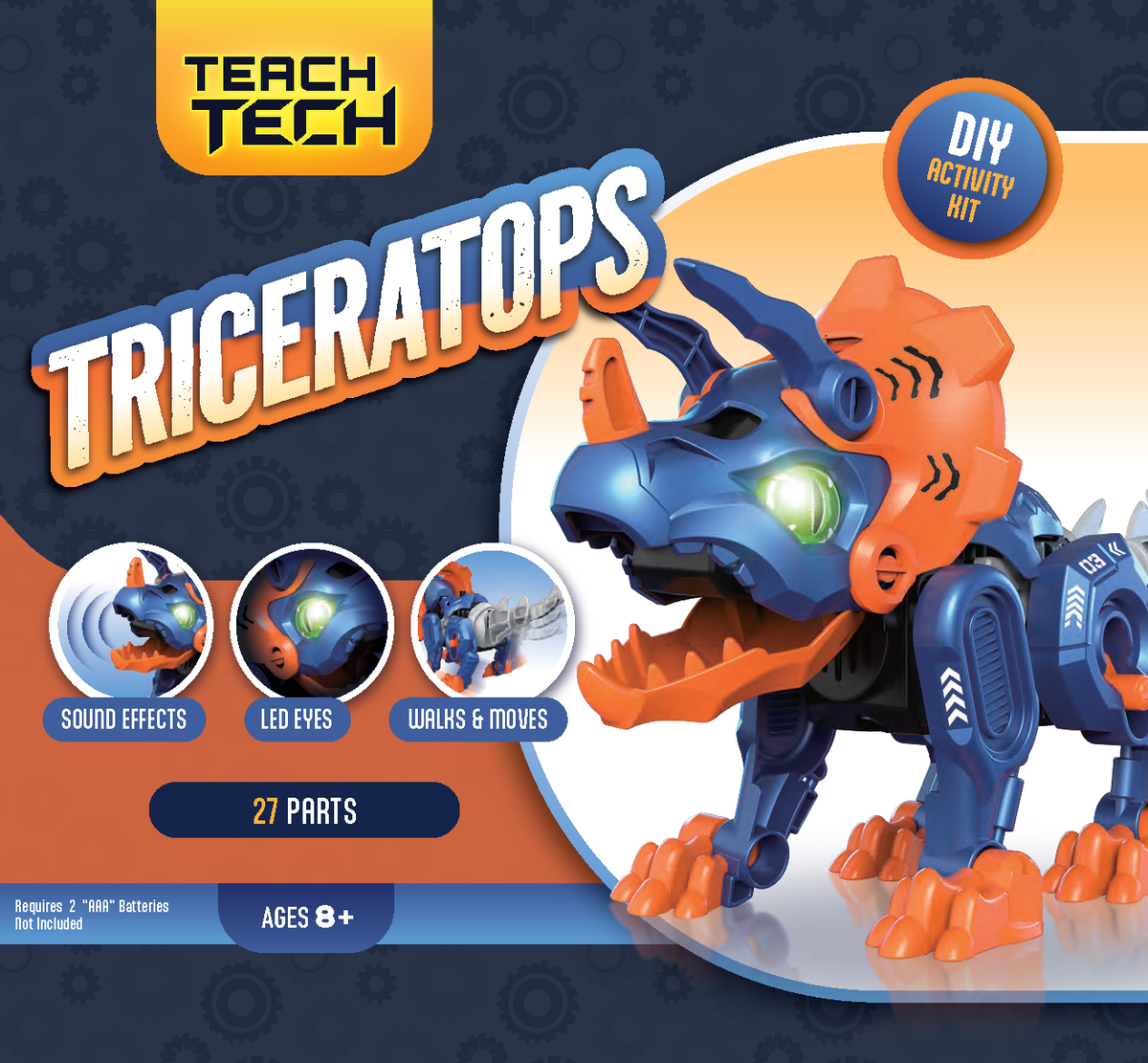 Teach Tech Triceratops DIY Kit Cover