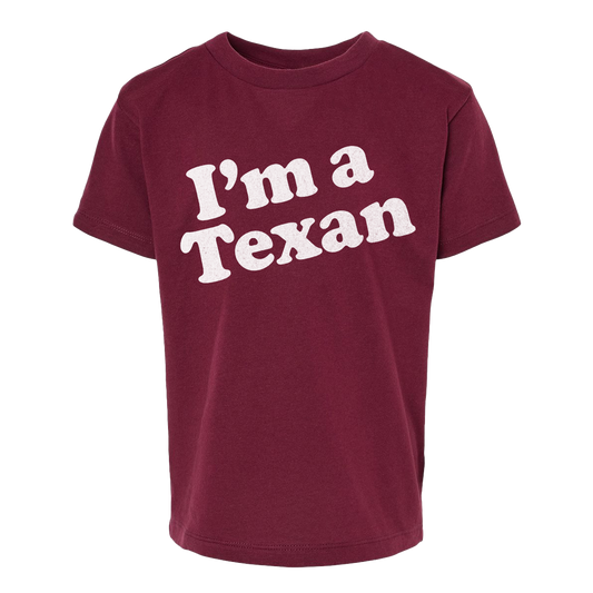 Tomfoolery Toys | I'm A Texan Youth Tee