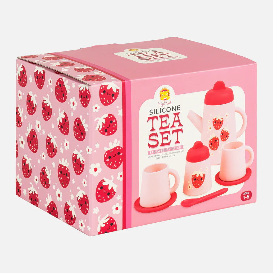 Strawberry Patch Silicone Tea Set Cover