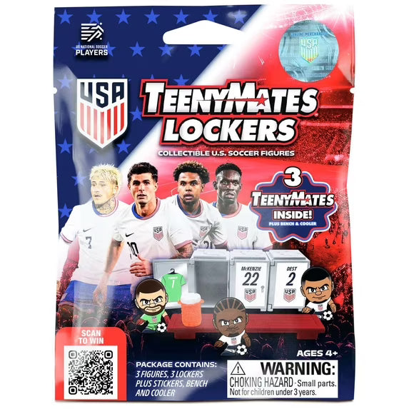 Tomfoolery Toys | Teenymates USA Mens Soccer Locker Room Set