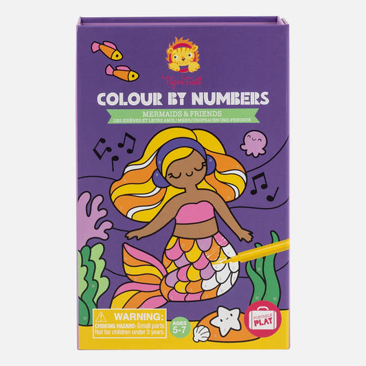 Tomfoolery Toys | Color by Numbers: Mermaids and Friends