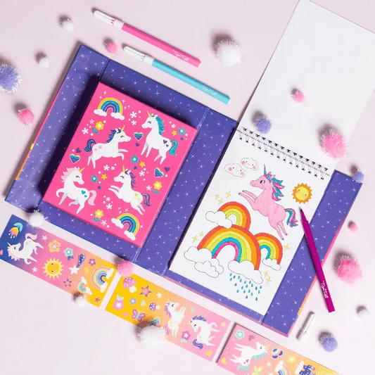 Tomfoolery Toys | Unicorn Magic Coloring Set