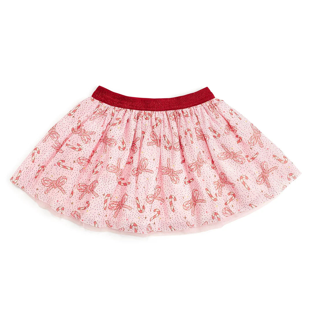 Tomfoolery Toys | Candy Cane Bow Printed Tutu