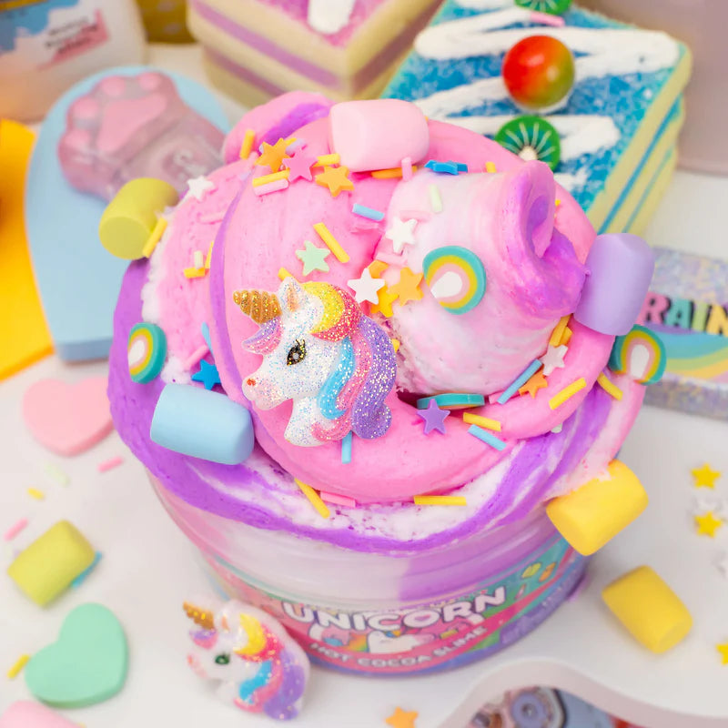 Unicorn Hot Cocoa Butter Slime Cover