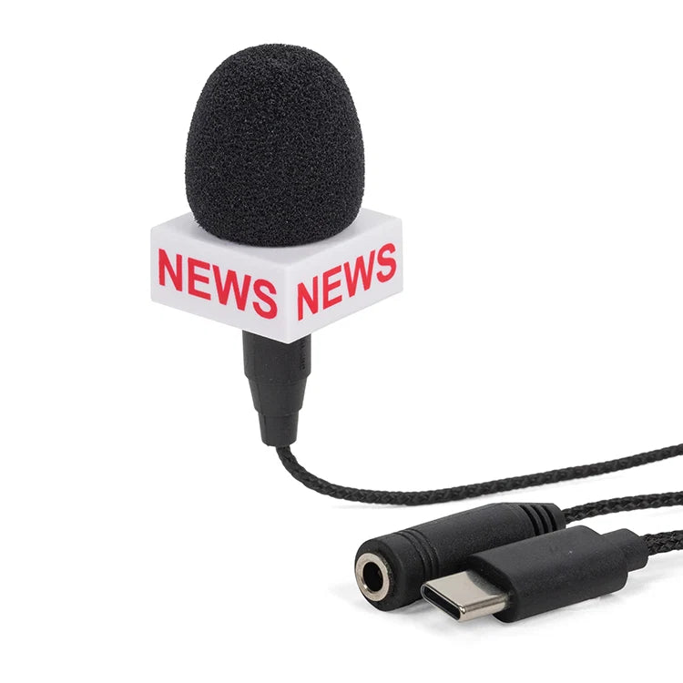 Breaking News Mini Microphone Cover
