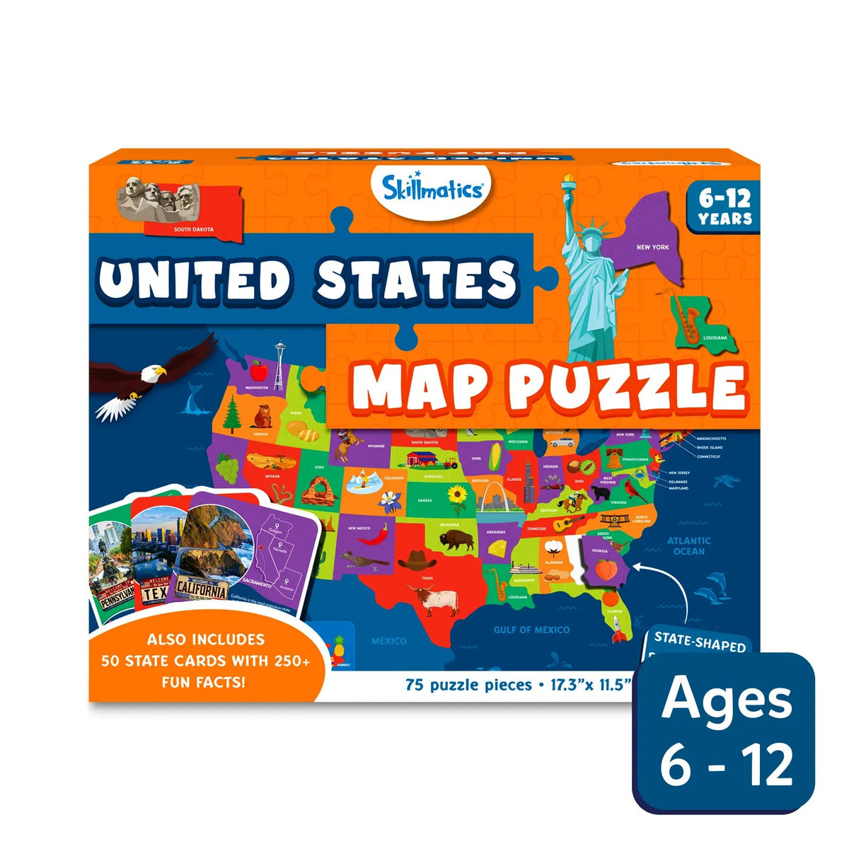 United States Map Puzzle Cover