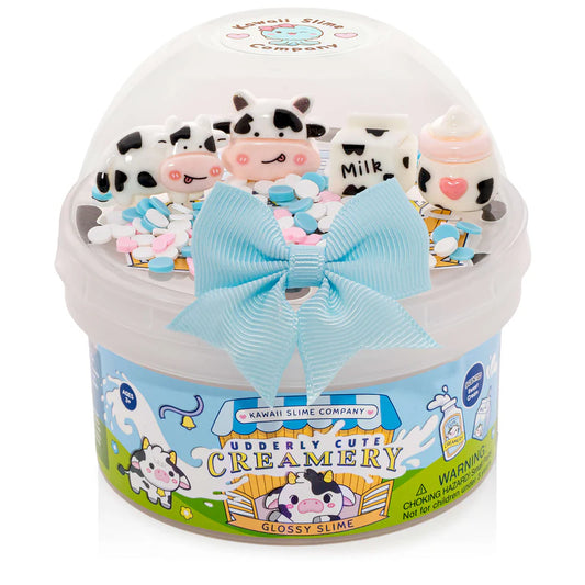 Tomfoolery Toys | Udderly Cute Creamery Glossy Slime
