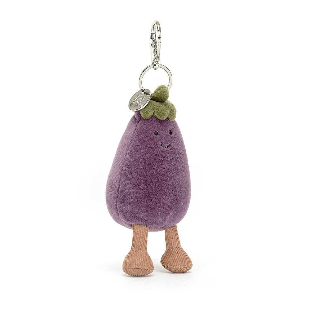 Vivacious Eggplant Bag Charm Cover