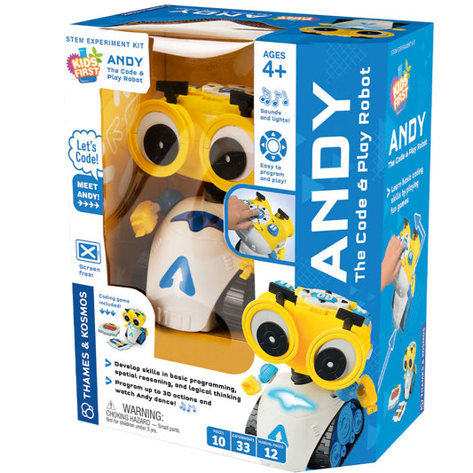 Tomfoolery Toys | Kids First: Andy, The Code & Play Robot