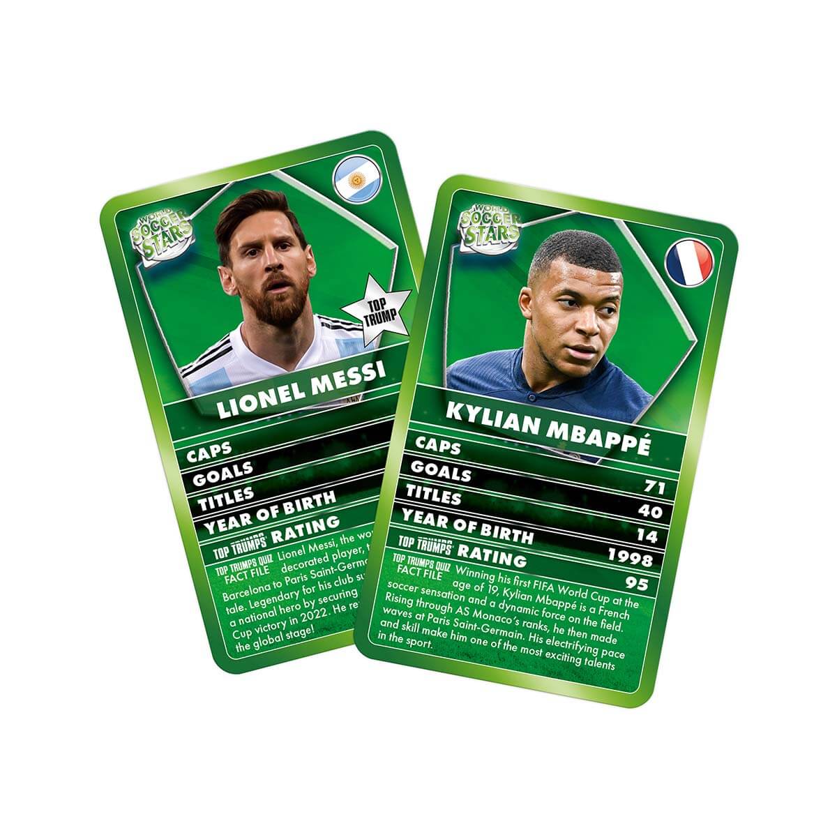 World Soccer Stars Top Trumps Cover
