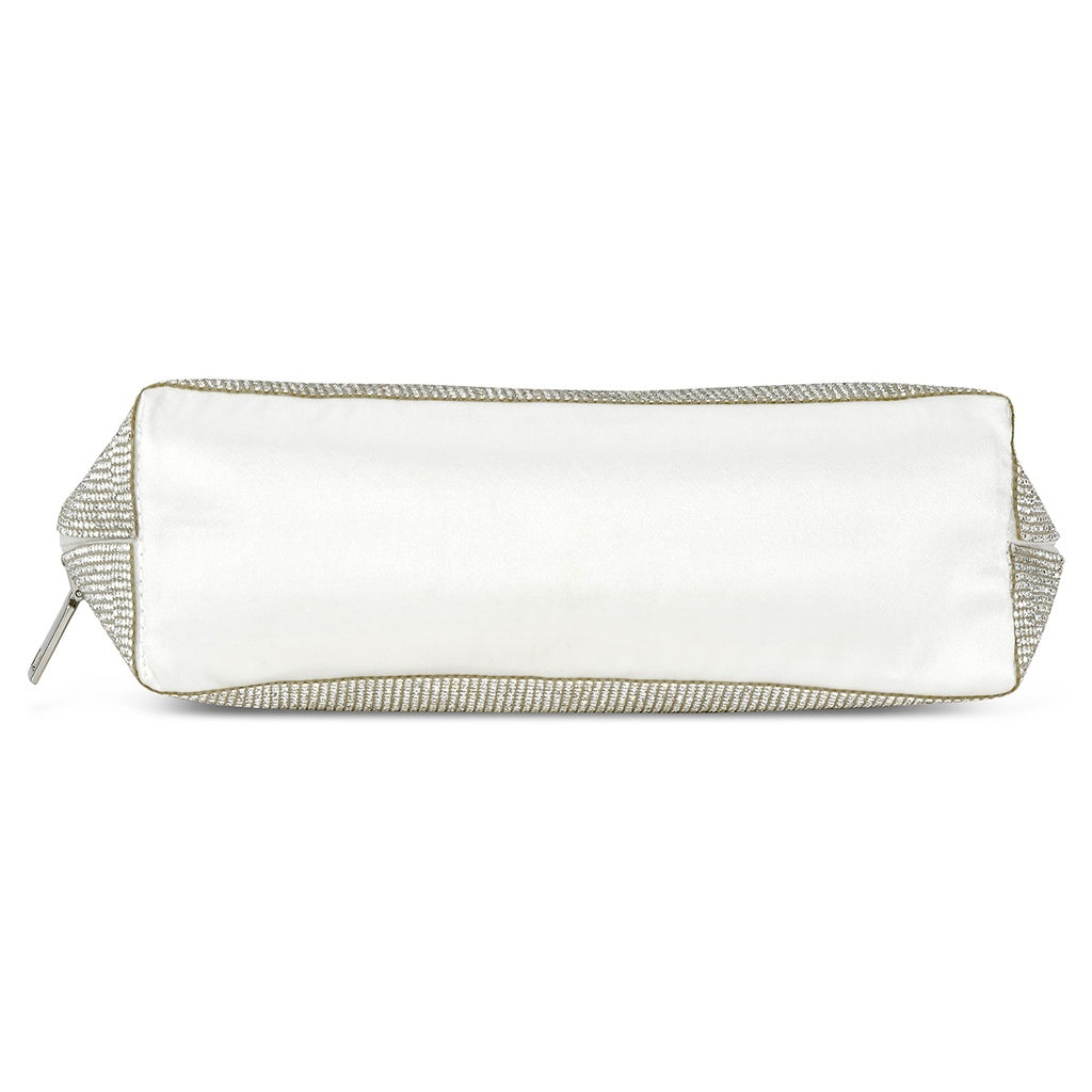 White Crystal Cosmetic Bag Cover