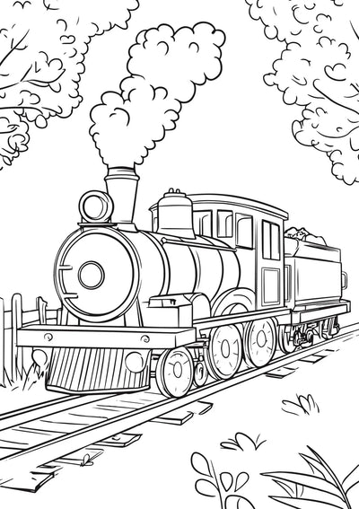 Wheels and Wings XXL Coloring Book Preview #5