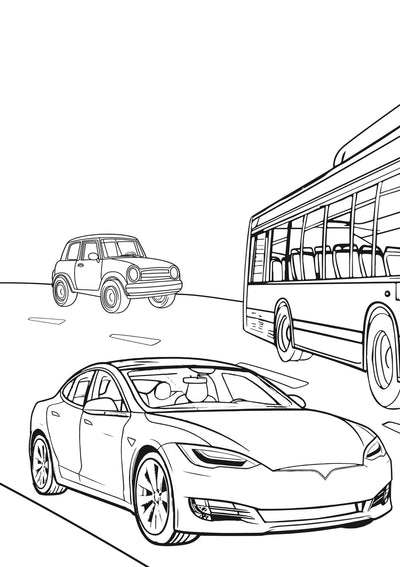 Wheels and Wings XXL Coloring Book Preview #2