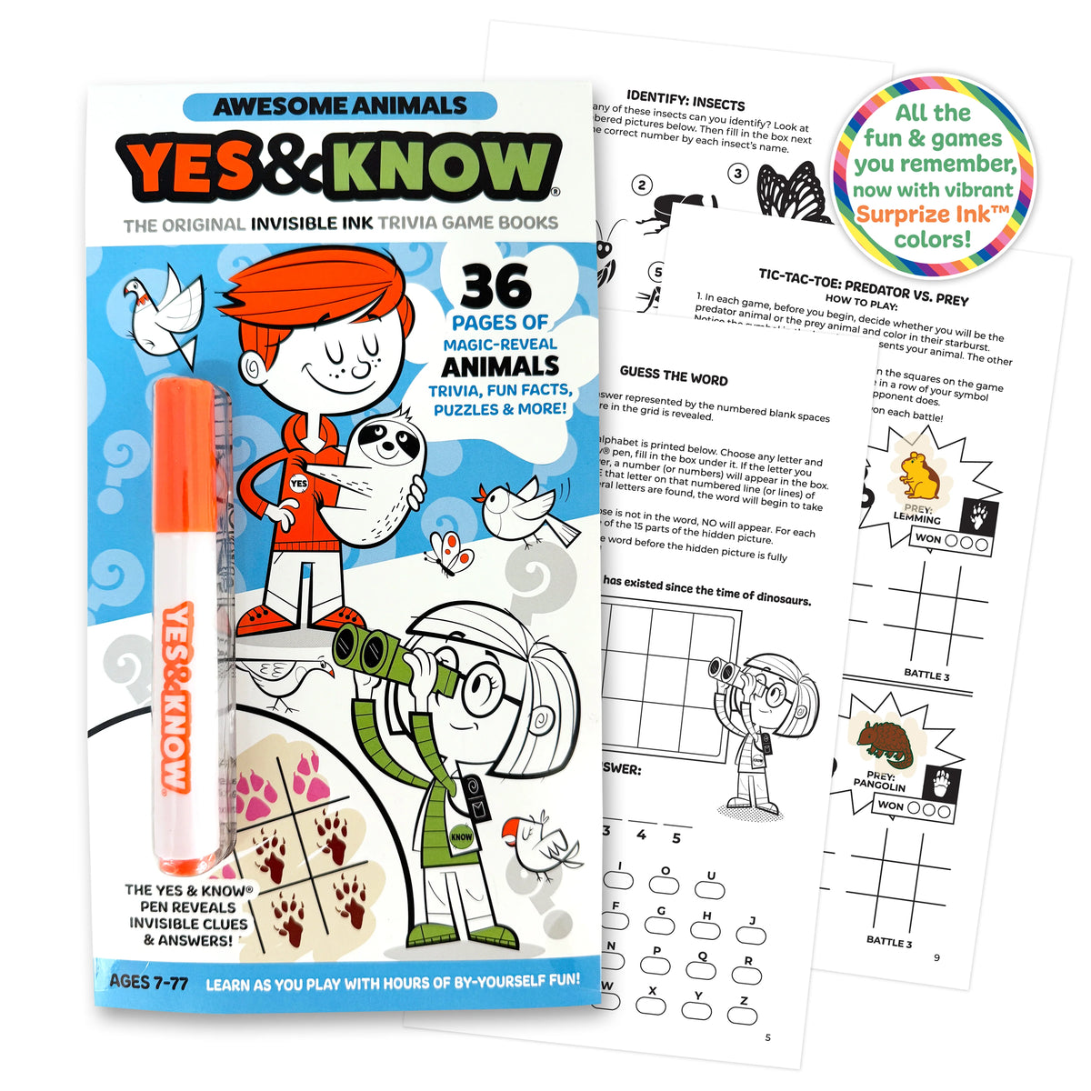 Yes & Know Trivia Game Books! Cover