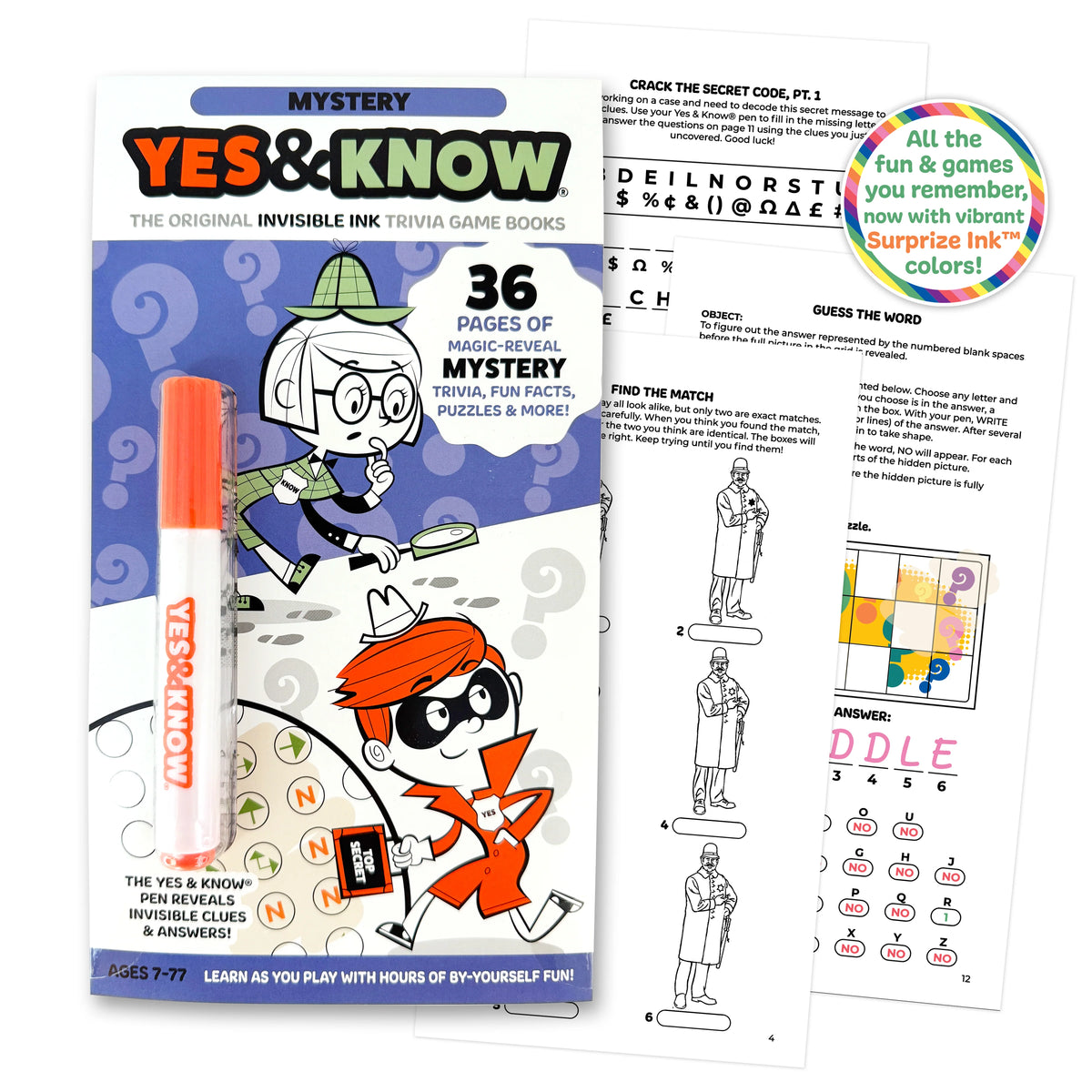 Yes & Know Trivia Game Books! Cover