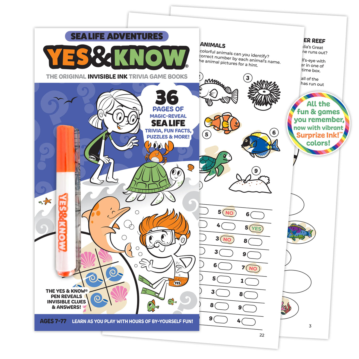 Yes & Know Trivia Game Books! Cover