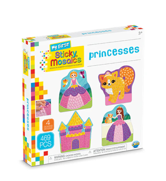 Tomfoolery Toys | My First Sticky Mosaics Princesses