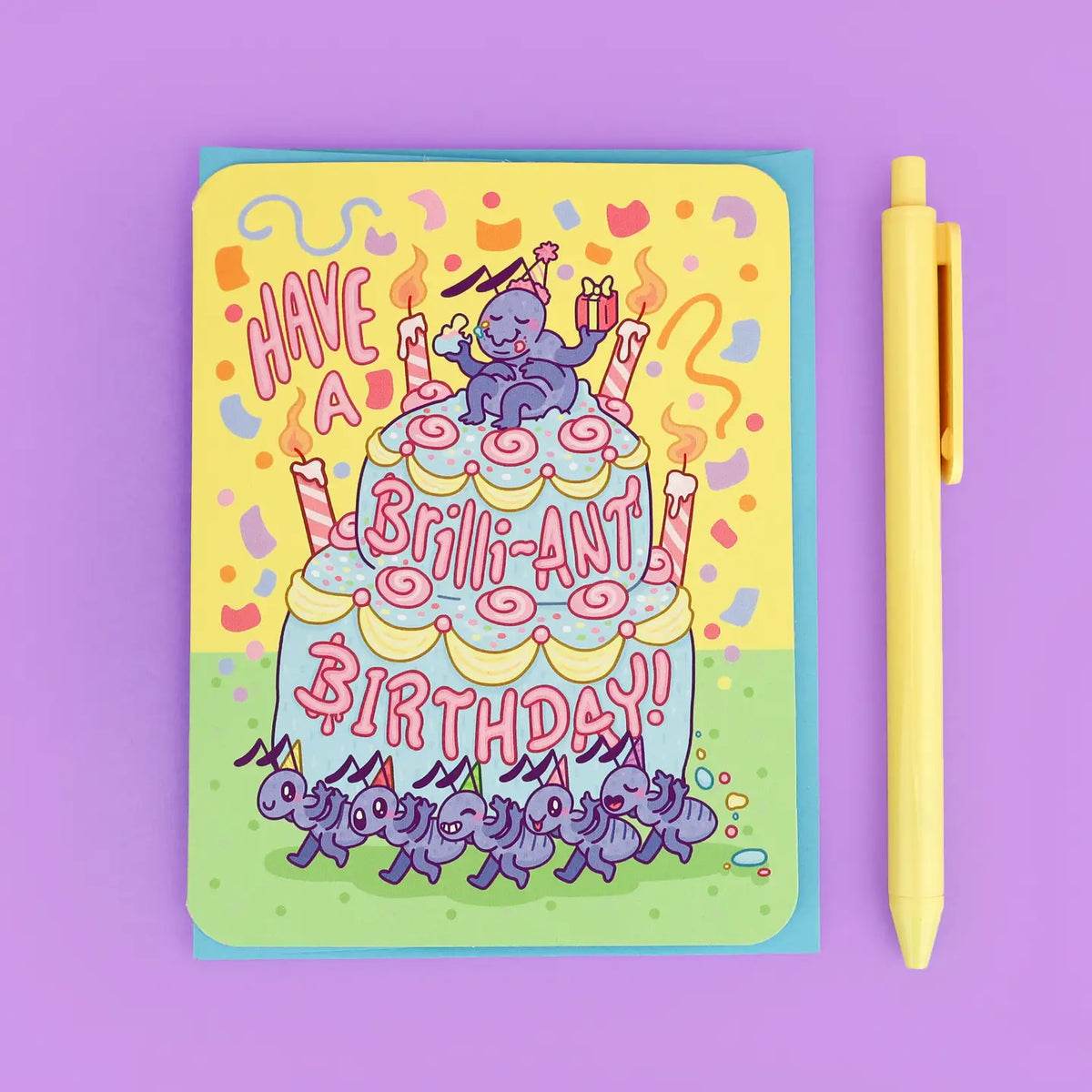 Brilliant Ant Birthday Card Cover