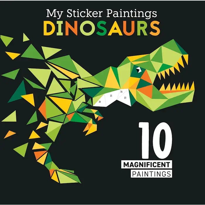 My Sticker Paintings: Dinosaurs Cover