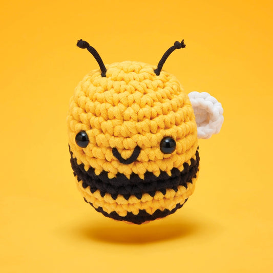 Tomfoolery Toys | Cornelius the Bee Beginner Crochet Kit