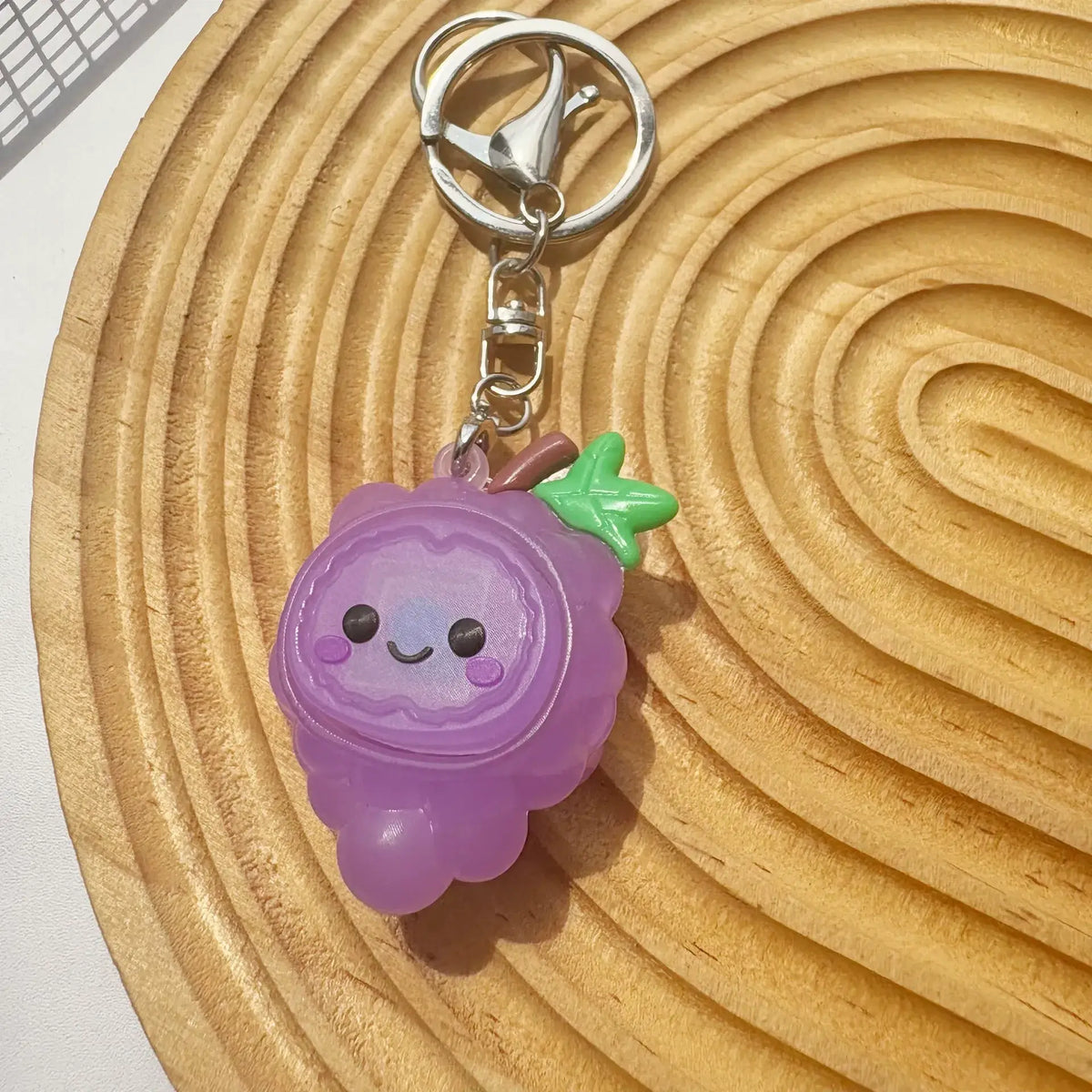 Fruit Fidget Button Keychain Cover