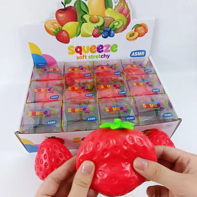 Crunchy Strawberry Block Squishy Preview #6