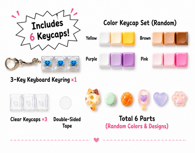 DIY Clickable Keyboard Keychain Kit Preview #10